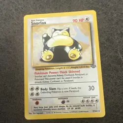 Snorlax 27/64 Jungle Regular Pokemon Card LP+ - Image 1