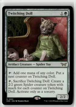 2024 MTG - Duskmourn: House of Horror - Twitching Doll Rare Regular - Image 1