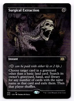 Surgical Extraction (Borderless) 2X2 356 - - NM - Magic the Gathering - Image 1