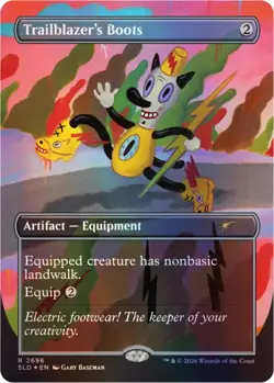 🔥MTG Secret Lair "Cats are the Best" FOIL Toby’s Journey by Gary Baseman Foil🔥 - Image 3