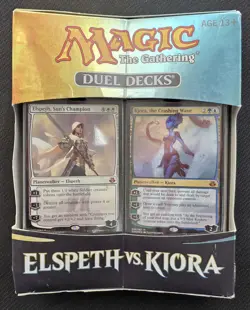 Magic the Gathering Duel Decks: Elspeth vs. Kiora DAMAGED PACKAGING - Image 1