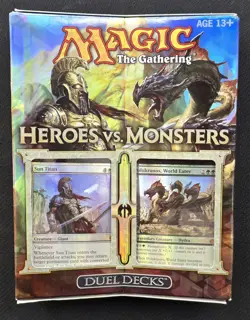 Magic the Gathering Duel Decks: Heroes vs. Monsters DAMAGED PACKAGING - Image 1