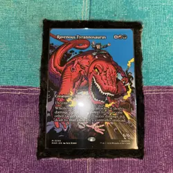 Ravenous Tyrannosaurus MtG Magic t Gathering Marvel Universe Borderless #0093 NM - Image 2