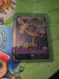 Thanos, The Mad Titan (Borderless Foil) - #0400 - Marvel Super Herroes - MTG - Image 3