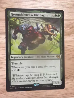 Groundchuck & Dirtbag 0115 Rare Teenage Mutant Ninja Turtles MTG - Image 1