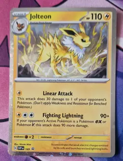 Jolteon SVP 169 Cosmos Holo Black Star Promos - Pokemon NM-Mint Pokemon TCG - Image 1