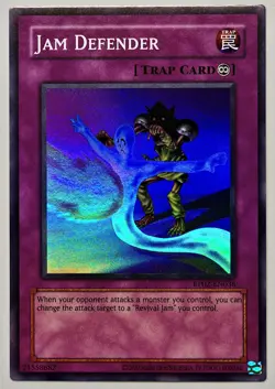 Jam Defender | Medium Holo Bleed | Retro Pack 2 Reprint RP02-EN036 Yugioh TCG NM - Image 1