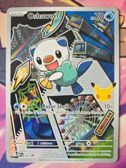 Oshawott MEP051 Me: Mega Evolution Promo NM-Mint Pokemon TCG 30th Anniversary - Image 1