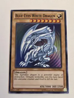 Blue-Eyes White Dragon DPKB-EN001 Super Rare Vintage Yugioh Duelist Pack: Kaiba - Image 2