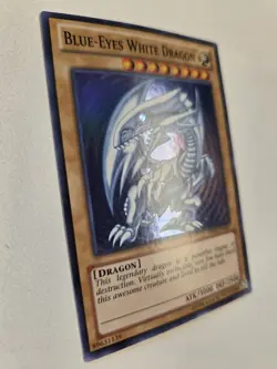 Blue-Eyes White Dragon DPKB-EN001 Super Rare Vintage Yugioh Duelist Pack: Kaiba - Image 3