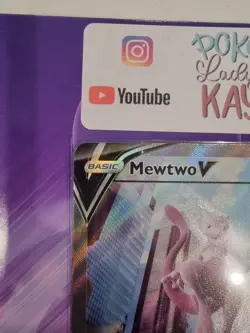 Mewtwo V 072 /078 Alternate Art SWSH: Pokemon GO NM - Image 2