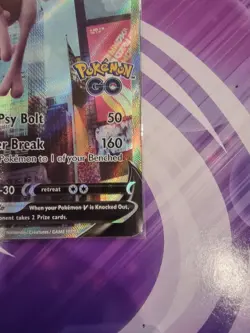 Mewtwo V 072 /078 Alternate Art SWSH: Pokemon GO NM - Image 4