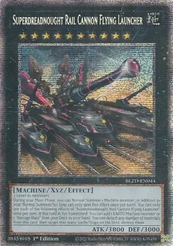 Yugioh! LP Superdreadnought Rail Cannon Flying Launcher - BLZD-EN044 - Starlight - Image 1