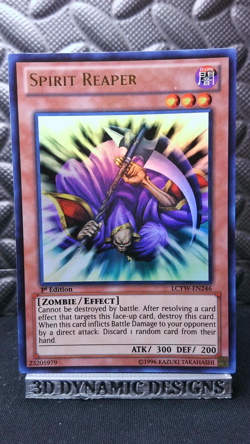 | Yugioh Spirit Reaper LCYW-EN246 Ultra Rare Collection Yugis World1st NM 🔥 | - Image 1