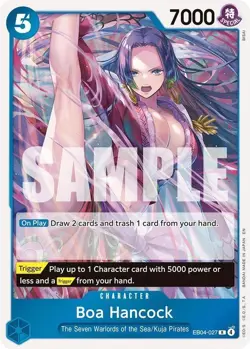 Boa Hancock EB04-027 R Foil One Piece The Azure Sea's Seven English NM - Image 1