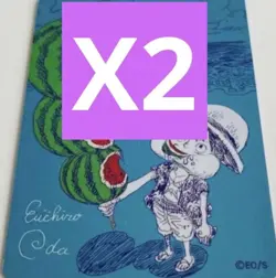 ​[PRESALE] 2 ONE PIECE Metakira Cards Luffy Watermelon NatsuComi 2026 Promo Foil - Image 1