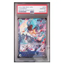 One Piece Card Cavendish EB01-012 Official Event Prize Japanese - PSA 10 GEM MT - Image 1