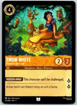 #33 Snow White - Fairest in the Land - Uncommon 2025 Lorcana Archazia's Island - Image 1