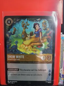 Disney Lorcana TCG Snow White Fairest in the Land 23/P2 EN 7 Promo - Image 1