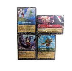 Disney Lorcana Into the Inklands Promo Card Set (4 cards - 1 card each variant) - Image 1