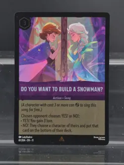 Disney Lorcana Do You Want to Build A Snowman 61/204 Winterspell Rare Foil - Image 1