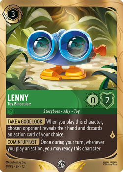 Lenny - Toy Binoculars - Disney Lorcana Promo Cards (DLPC) - Image 1