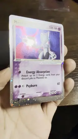 Mewtwo ex 101/109 Holo Pokemon Card TCG EX Ruby & Saphire 2003 NM - Image 2
