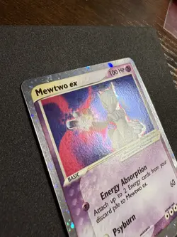 Mewtwo ex 101/109 Holo Pokemon Card TCG EX Ruby & Saphire 2003 NM - Image 5