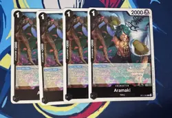 4x Aramaki OP11-082 RARE (R) One Piece Card Game M English Playset - Image 1