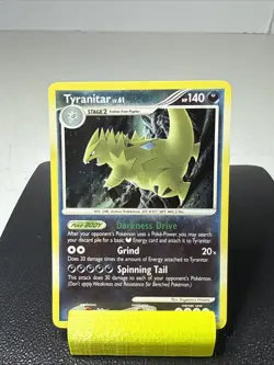 Tyranitar 30/100 Stormfront Holo Rare Pokemon Card LP - Image 1