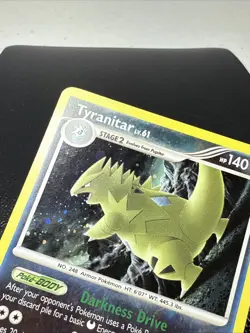 Tyranitar 30/100 Stormfront Holo Rare Pokemon Card LP - Image 4