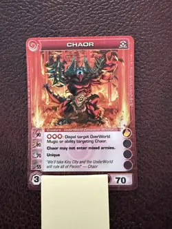 Chaotic - Ultra Rare Foil - Chaor Cards - Near Mint Condition 90/80/70/55 - Image 1