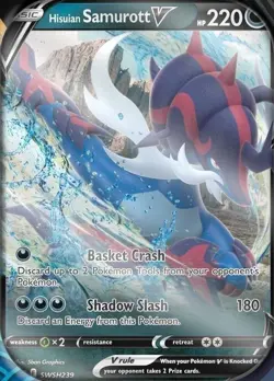 Pokemon Cards: Divergent Powers Hisuian Samurott V Tin - Image 3