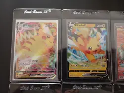 Pokemon Trading Card Lot Pikachu Vmax SWSH 286 & Pikachu V SWSH 285 Nm Near Mint - Image 2