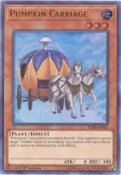 Yu-Gi-Oh Card - BLRR-EN005 - PUMPKIN CARRIAGE (ultra rare holo) - NM/M - Image 1