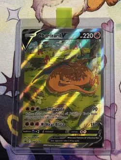 Charizard V SWSH260 Ultra Premium Collection Full Art Promo Pokemon Card RARE 🔥 - Image 1