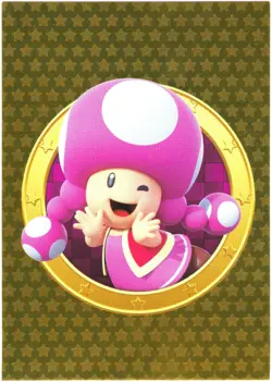 Super Mario card TCG - 152 - Toadette - Golden Card (foil) - Image 1