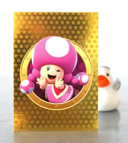 Super Mario card TCG - 152 - Toadette - Golden Card (foil) - Image 3