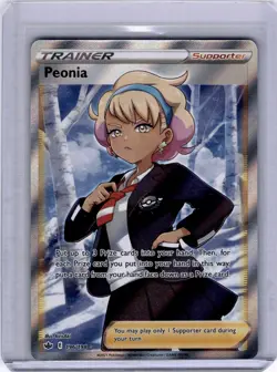 2021 Pokemon SWSH06: Chilling Reign Peonia (Full Art) #196/198 - Image 1