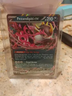 Fezandipiti EX 38/64 Shrouded Fable Collectible Card Near Mint Condition - Image 1