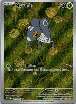Nymble 096/094 Illustration Rare Phantasmal Flames Pokemon Near Mint - Image 1