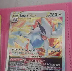 Pokemon TCG Lugia VSTAR 139/195 Silver Tempest Holo Ultra Rare English 280 HP - Image 1
