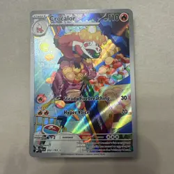 Pokemon TCG Crocalor #202/193 Illustration Rare Paldea Evolved NM - Image 1