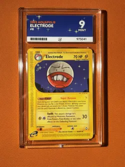 Pokemon TCG Electrode 8/147 Aquapolis Vintage 2002 Ace 9 Mint - Image 1