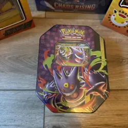 Pokemon TCG Sealed Lot 11pc Mega Zygarde Chaos Rising ETB Moonlit Tin Bundle - Image 2