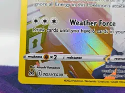 Castform TG11/TG30 Ultra Rare Holo SWSH11 Lost Origin Trainer Gallery NM Pokemon - Image 4
