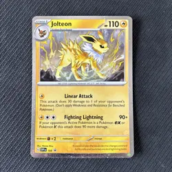 Pokemon Jolteon SVP 169 Black Star Promo Prismatic Evolutions Cosmos Holo NM - Image 1