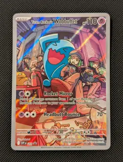 Pokemon TCG Team Rocket's Wobbuffet 203 Promo Scarlet & Violet NM - Image 1