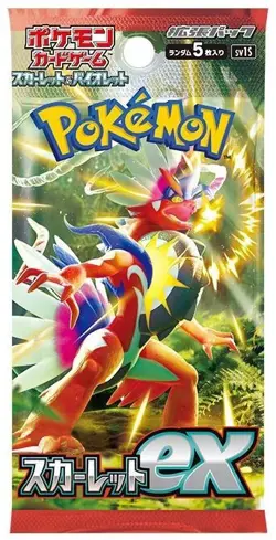 Pokemon TCG Scarlet & Violet Scarlet ex SV1S Japanese Booster Box Sealed - Image 3
