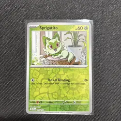 Pokemon Journey Together 016/159 Sprigatito Reverse Holo - Image 1